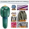 Stainless Steel Mini Steam Iron for Clothes | Portable Handheld Garment Steamer for Travel & Home | Compact Wrinkle Remover for Shirts, Dresses, Fabrics & Quick Ironing