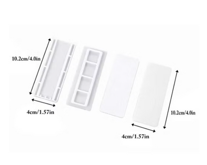 No-drill slide-in wall mount for power strips