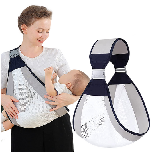 Adjustable breathable baby sling carrier