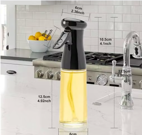 Oil dispenser bottle, cooking oil sprayer, glass oil bottle | multipurpose oil bottle
